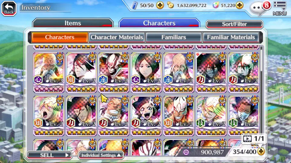 Bleach: Brave Souls Accounts [GLOBAL]51K Orb|Rukia 10th Aniv,Trio 9th Aniv,TYBW image 15