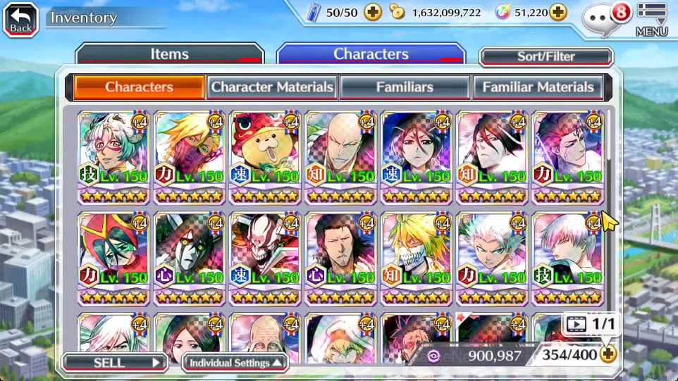 Bleach: Brave Souls Accounts [GLOBAL]51K Orb|Rukia 10th Aniv,Trio 9th Aniv,TYBW image 5