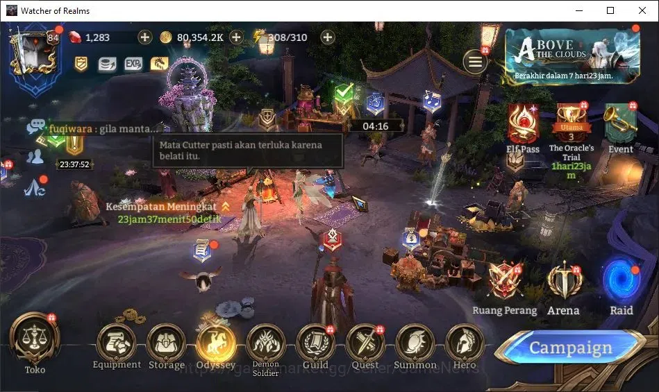 Watcher of Realms Accounts GLOBAL 60x|Lv 84|5,9M PWR|1,2K Gems|6 Lord[IngridA image 1