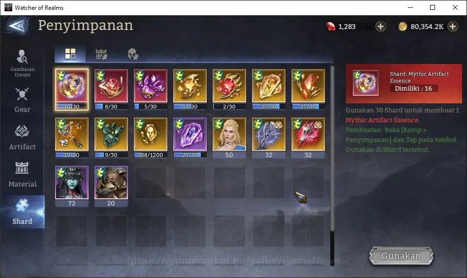 Watcher of Realms Accounts GLOBAL 60x|Lv 84|5,9M PWR|1,2K Gems|6 Lord[IngridA image 19