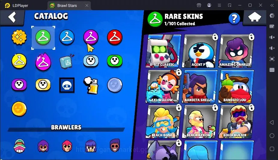 Brawl Stars Accounts Global | 2705 Thropy|29 Brawler|1 Max Hypercharge|2 Mythic,3 Epic Skin|5376 Bling|73 Gems | ProtectOff 10