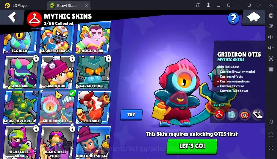 Brawl Stars Accounts Global | 2705 Thropy|29 Brawler|1 Max Hypercharge|2 Mythic,3 Epic Skin|5376 Bling|73 Gems | ProtectOff 16