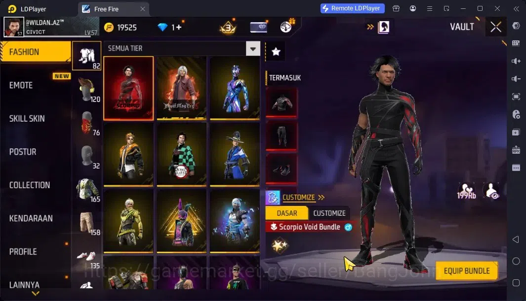 Free Fire Accounts Indonesia | Evo MP5 Lv5| M1887 Terrano Burst Lv7|  image 3