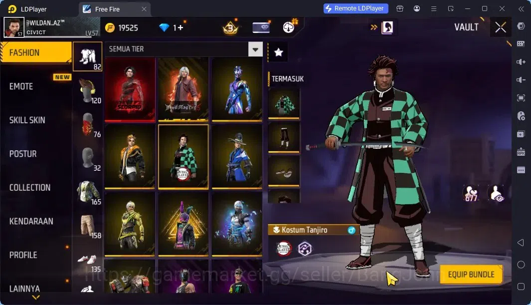 Free Fire Accounts Indonesia | Evo MP5 Lv5| M1887 Terrano Burst Lv7|  image 5