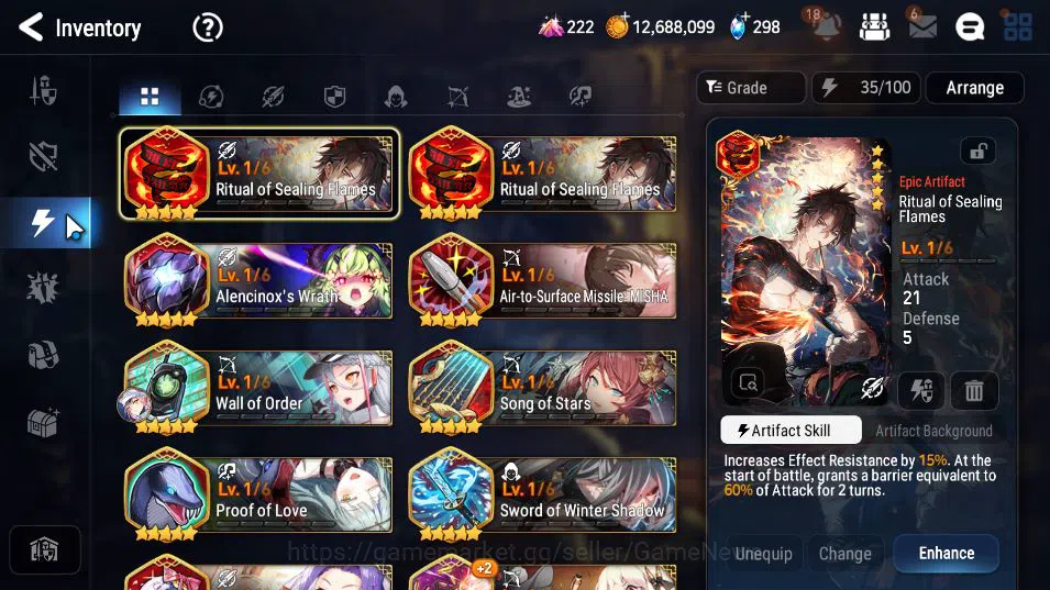 Epic Seven Accounts GLOBAL Unverif|New Era|3 ML(Solitaria otS,BW Iseri image 11