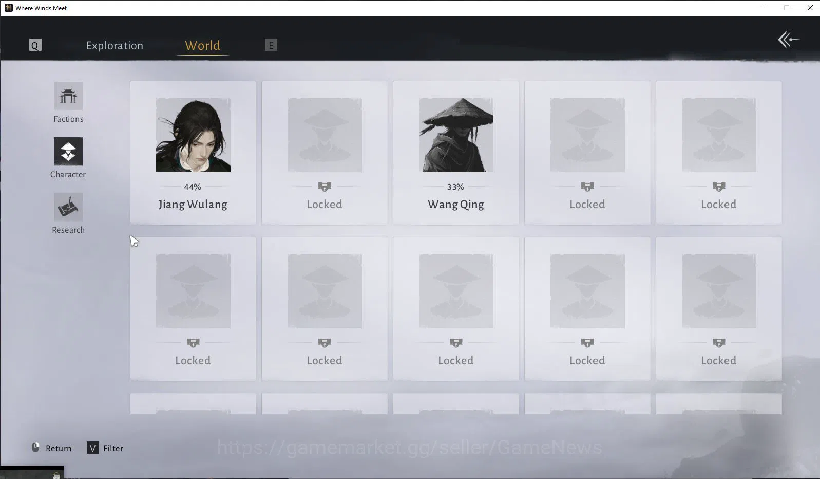 Where Winds Meet Accounts GLOBAL|Lv 6|GS 3815|Fresh Starter|Blazing Passes|N image 20