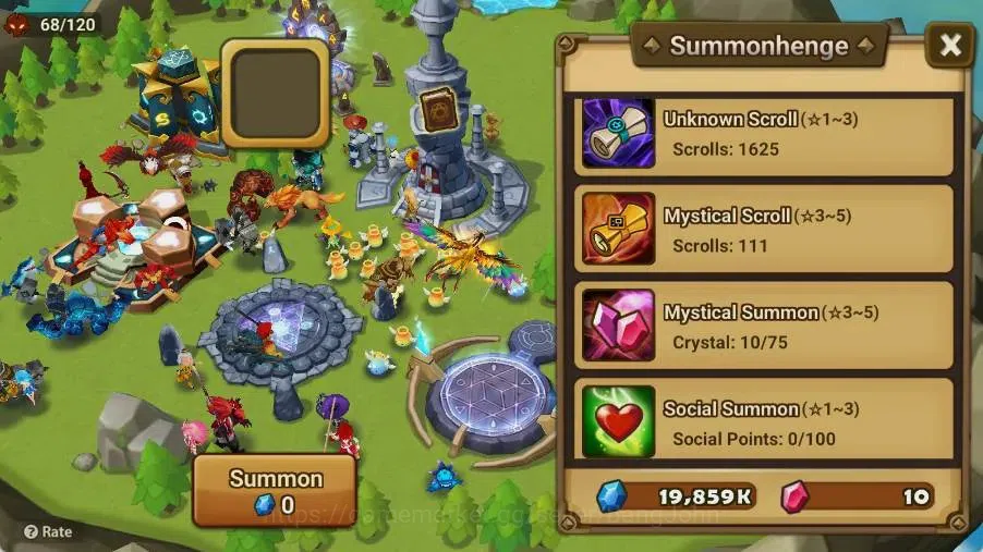 Summoners War: Sky Arena Accounts Starter GLOBAL | NB 5 TESHAR,Starter Gacha 115 12Y+160 11Y Scrool, 3 Legendary All 5