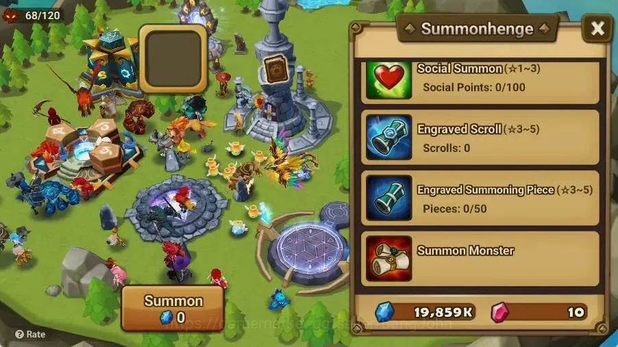 Summoners War: Sky Arena Accounts Starter GLOBAL | NB 5 TESHAR,Starter Gacha 115 12Y+160 11Y Scrool, 3 Legendary All 6