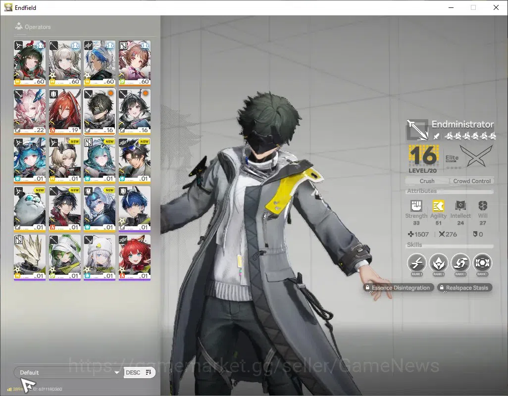 Arknights: Endfield Accounts NA/EU|Lv 51|5 SSR (2 Limited) + 6 (*6 Weapon)|Mi Fu+Sign,Zhuang Fangyi P1+Sign P1|Ardelia 1