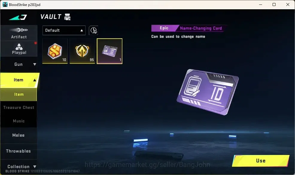 Blood Strike Accounts Collab Skin ASIA | 1 ULTRA: M700-Iridian|1 Epic Name Card|1 Epic Loot Crate-Cute Companion|1 Playpal 3