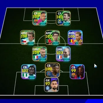 eFootball Accounts Legends & Iconic Players Android|Power 3099|Epic Tomas Rosicky,Daniele De Rossi,Aubameyang,Rui