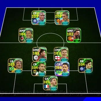 eFootball Accounts Legends & Iconic Players eFootball PES2027 | 3210+ Collective Strength | 105 OVR Squad | Mbappé, Messi