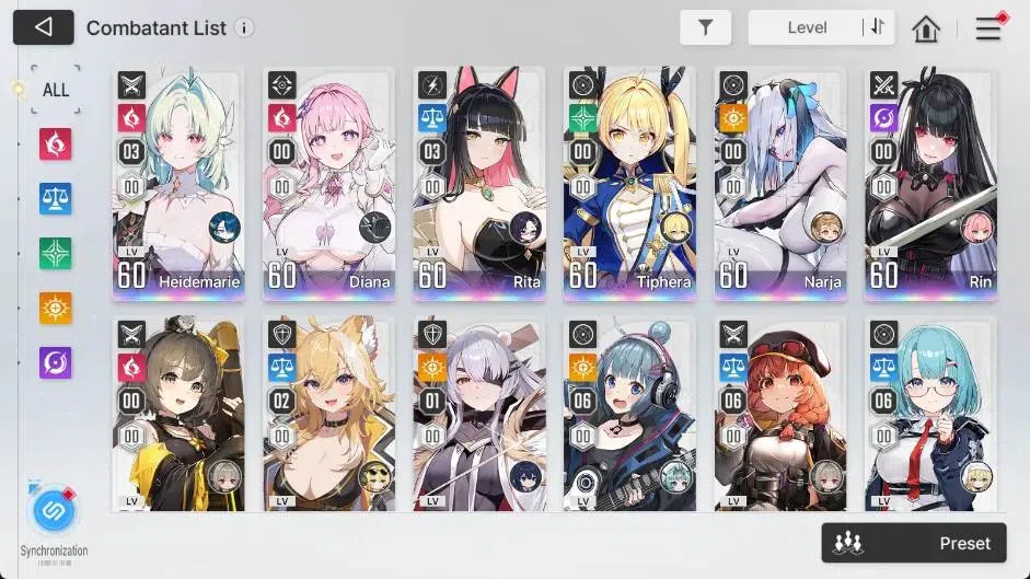 Chaos Zero Nightmare Accounts Asia | LV54 | Heidemarie ME3 | Rita ME3 | Magna ME image 19