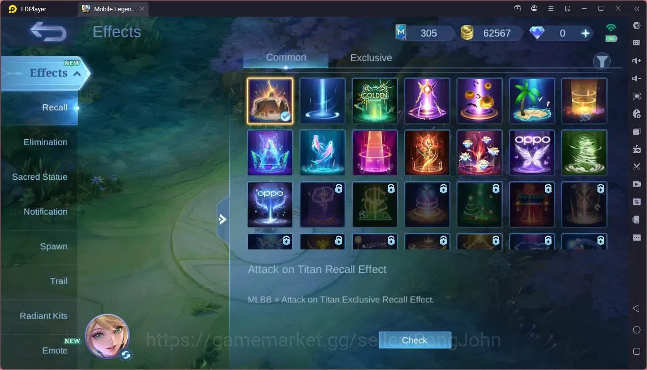 Mobile Legends: Bang Bang Accounts GLOBAL Hero 66 Skin 98|Luckybox karrie|Convenant B image 6