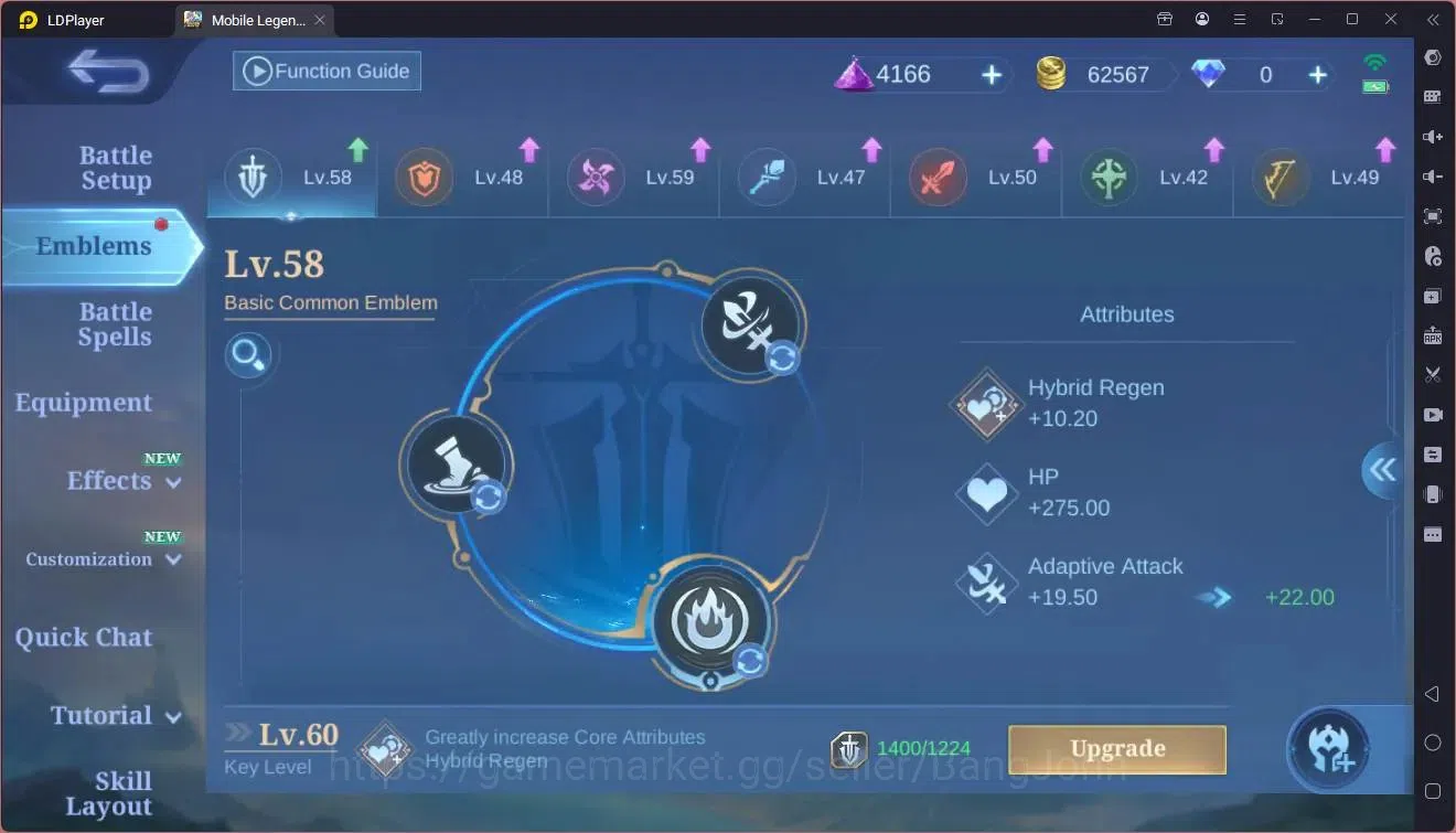 Mobile Legends: Bang Bang Accounts GLOBAL Hero 66 Skin 98|Luckybox karrie|Convenant B image 7