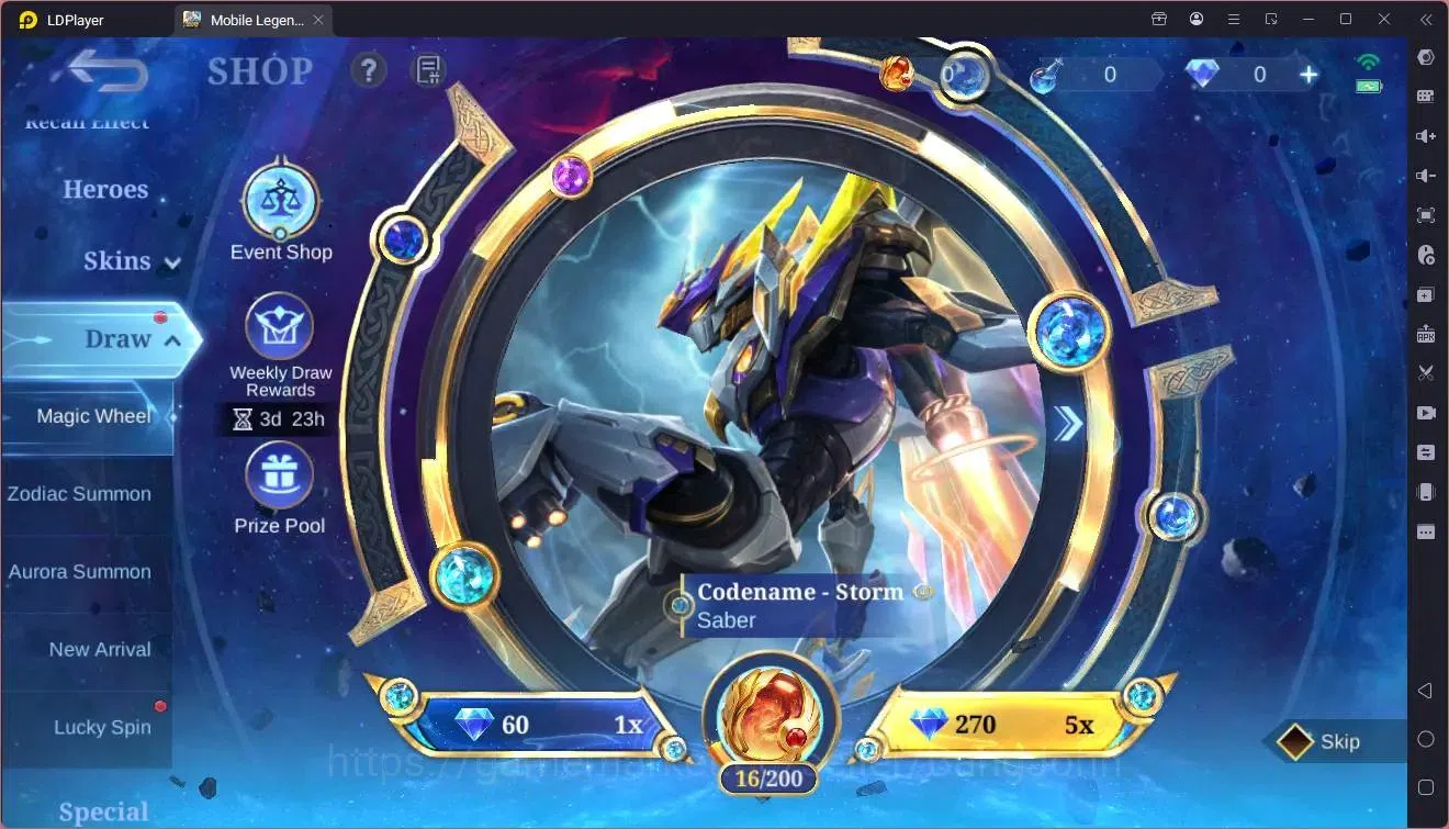 Mobile Legends: Bang Bang Accounts GLOBAL Hero 66 Skin 98|Luckybox karrie|Convenant B image 8