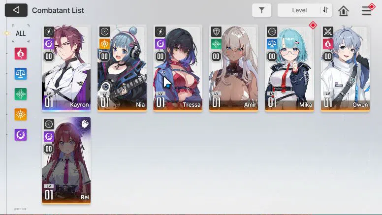 Chaos Zero Nightmare Accounts GLOBAL Verif | Lv05 | Fresh Starter Kayron + 3 SR  image 4