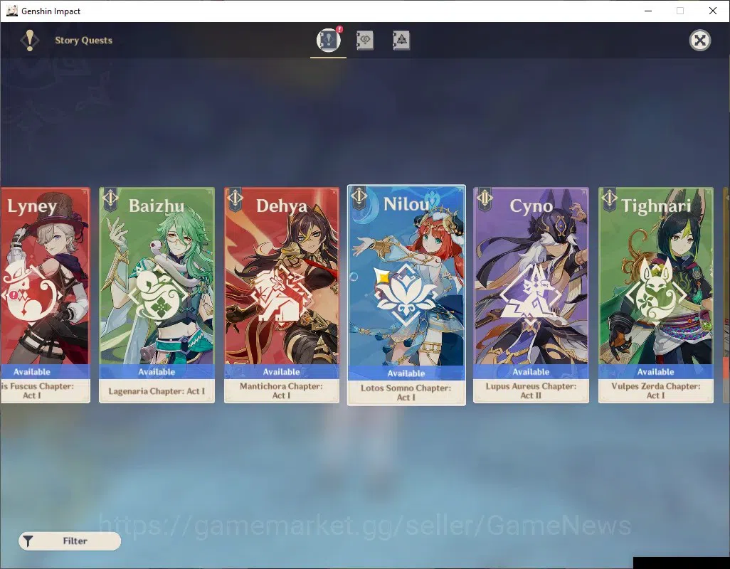 Genshin Impact Accounts ASIA|AR 57|PremTeam Arlecchino|10 Limited +5 (*5We image 20