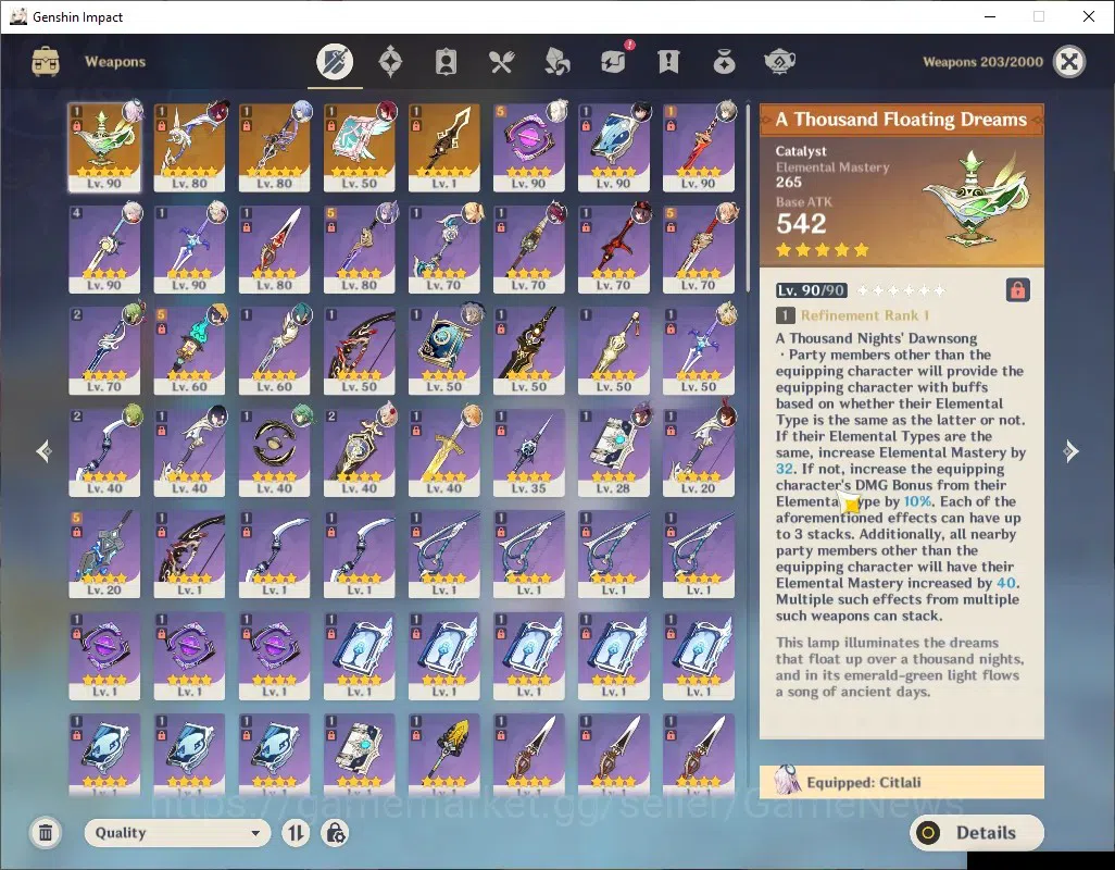 Genshin Impact Accounts ASIA|AR 57|PremTeam Arlecchino|10 Limited +5 (*5We image 5