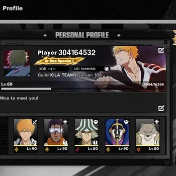 BLEACH: Soul Resonance Accounts Nuverse SEA|Lv.68|7 SSR 6 Sign(IchigoDZ