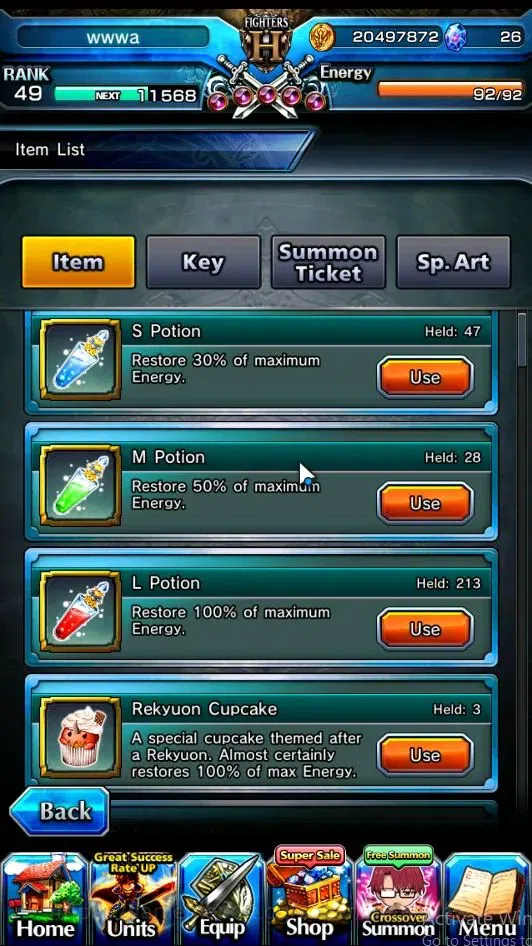 Grand Summoners Accounts Global|Rank 49|16 Ascend|EShirouTW,DL RimuruTW,S L image 9