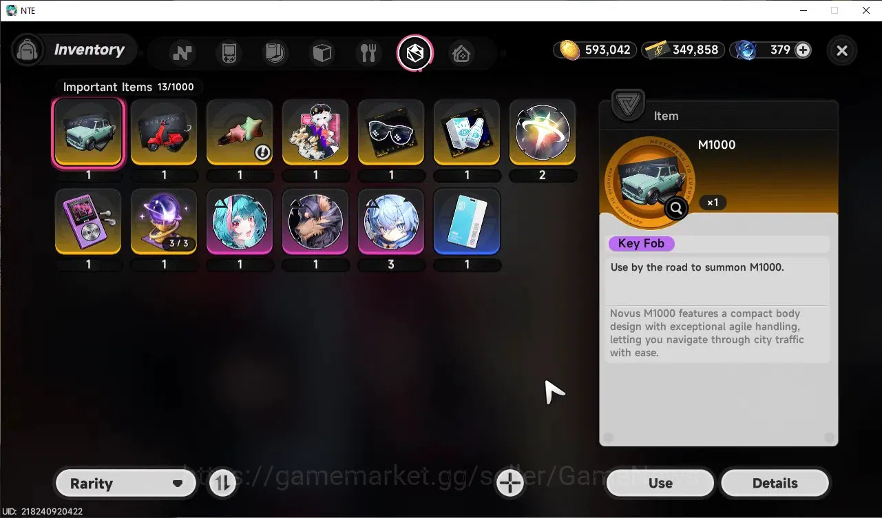 Neverness to Everness Accounts GLOBAL SEA|HL 22|TL 11|5 S-Class Lacrimosa,Nanally image 20