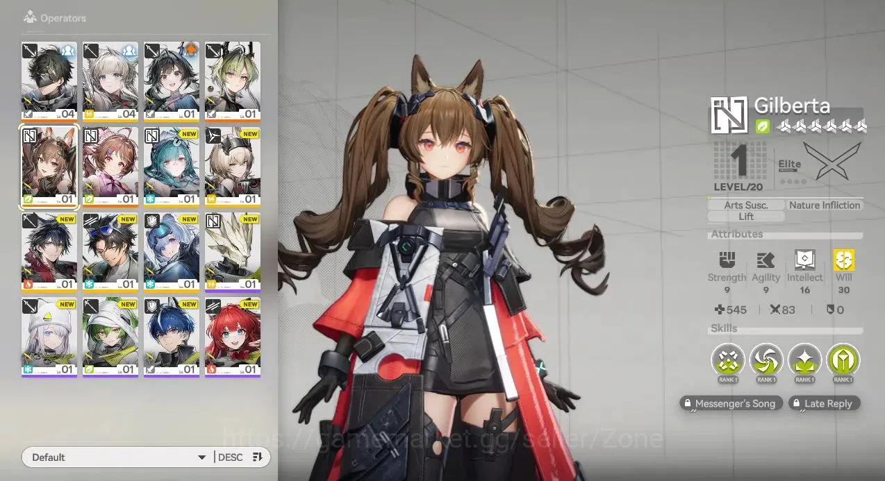 Arknights: Endfield Accounts NA/EU|Fresh Starter Prologue Gilberta + Lifeng, Ardelia|2 SSR Weapon|MC Male|Detail Check 1