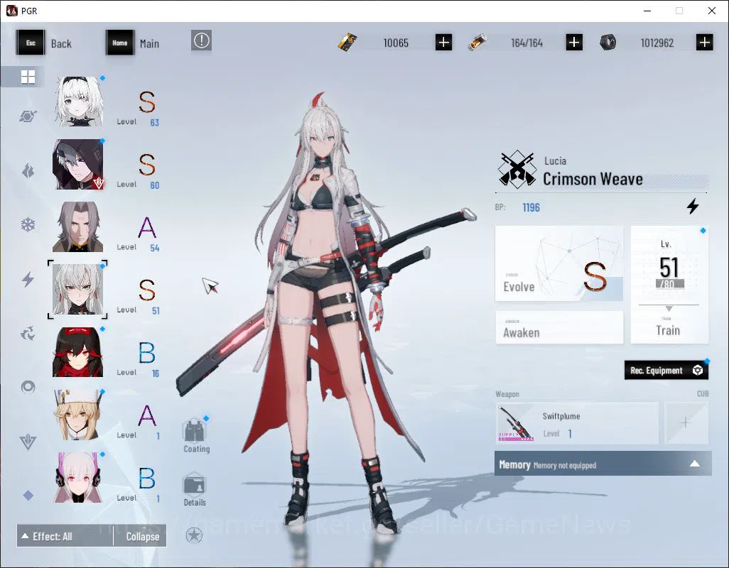 Punishing: Gray Raven Accounts NA | Lv 62 | Ready Gacha | 10K BC+3,7K YC+9K BlueC image 9