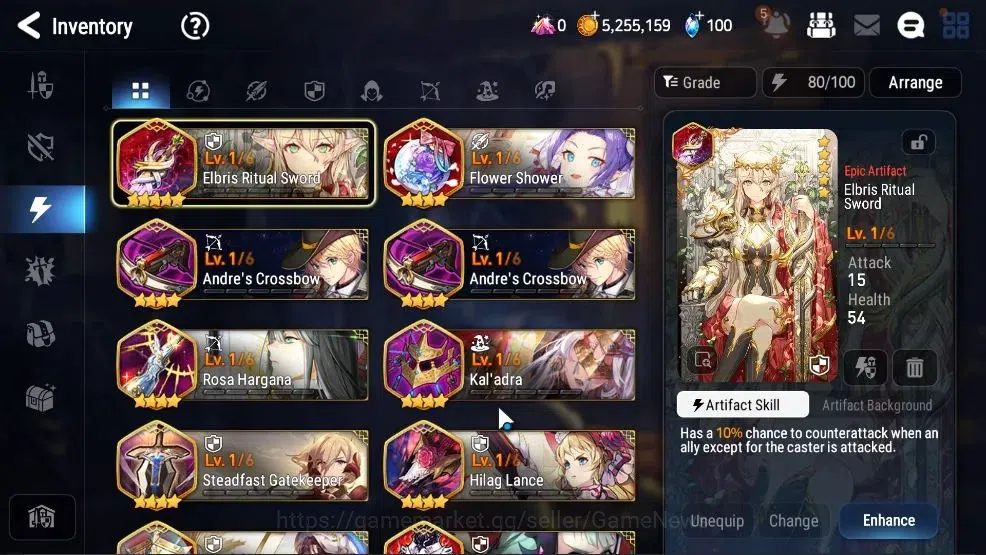 Epic Seven Accounts GLOBAL UnVerif|New Era|2 ML(Rhiana&Lucie,NC Landy) image 16