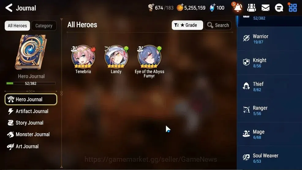 Epic Seven Accounts GLOBAL UnVerif|New Era|2 ML(Rhiana&Lucie,NC Landy) image 7