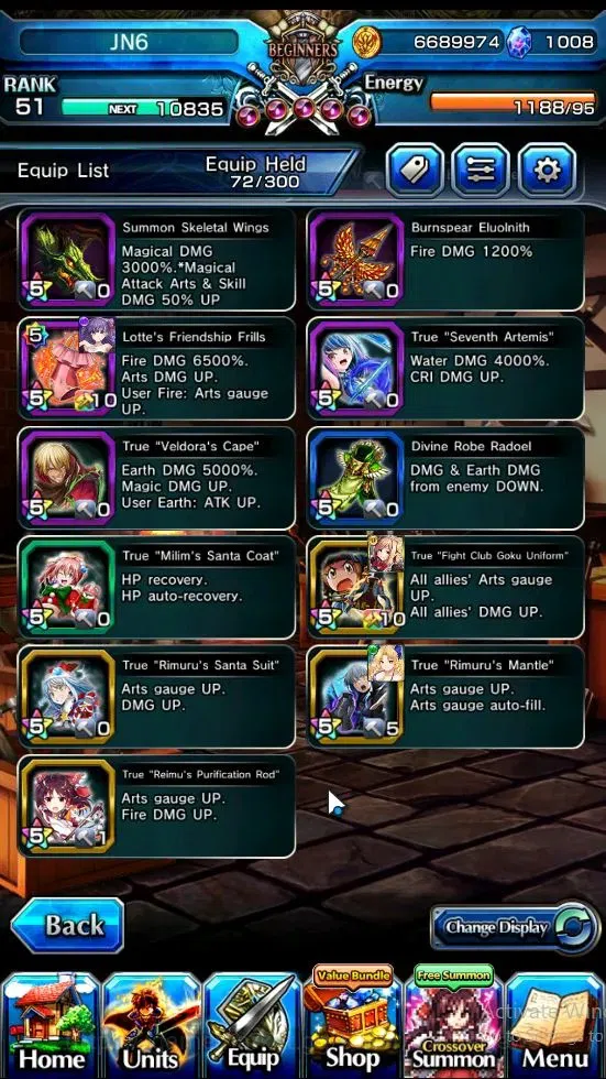 Grand Summoners Accounts Global|Rank 51|9 Ascend|[WH Fen,S Miyu,S Sakura,S  image 5
