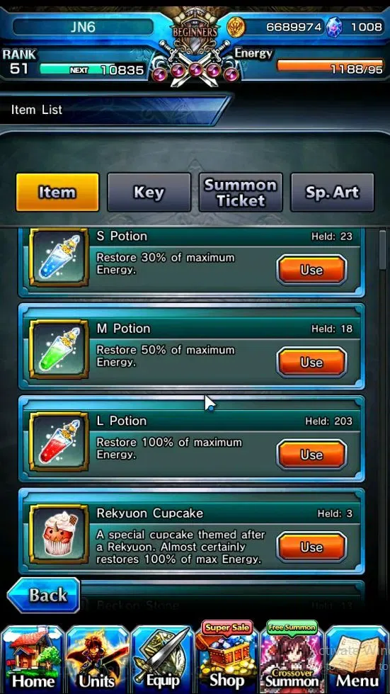 Grand Summoners Accounts Global|Rank 51|9 Ascend|[WH Fen,S Miyu,S Sakura,S  image 6