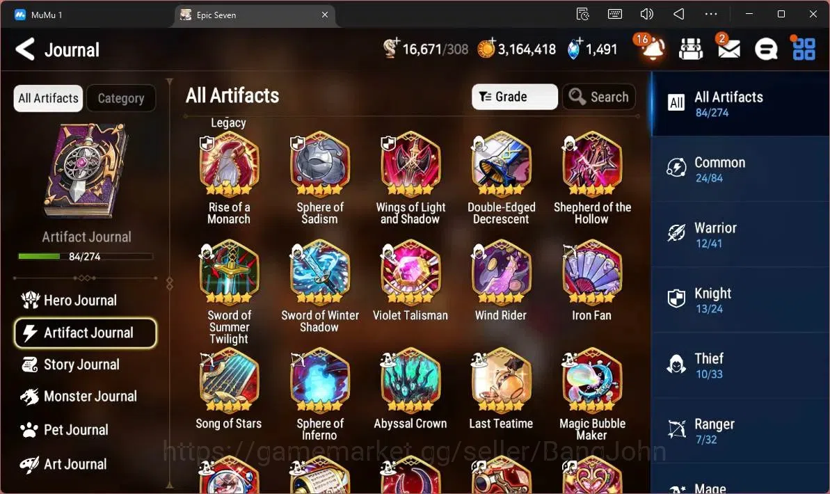 Epic Seven Accounts Global | 13 ML (B Arunka,LOT Scales,SN Yulha,RO Li image 10