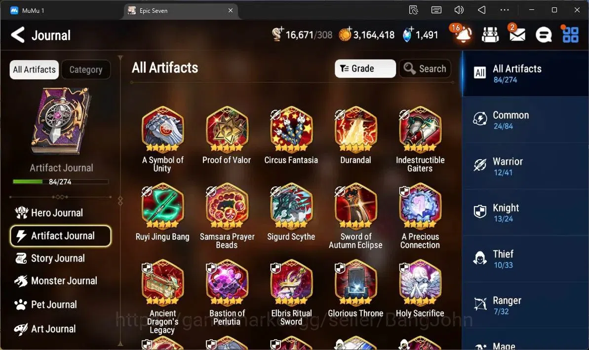 Epic Seven Accounts Global | 13 ML (B Arunka,LOT Scales,SN Yulha,RO Li image 9