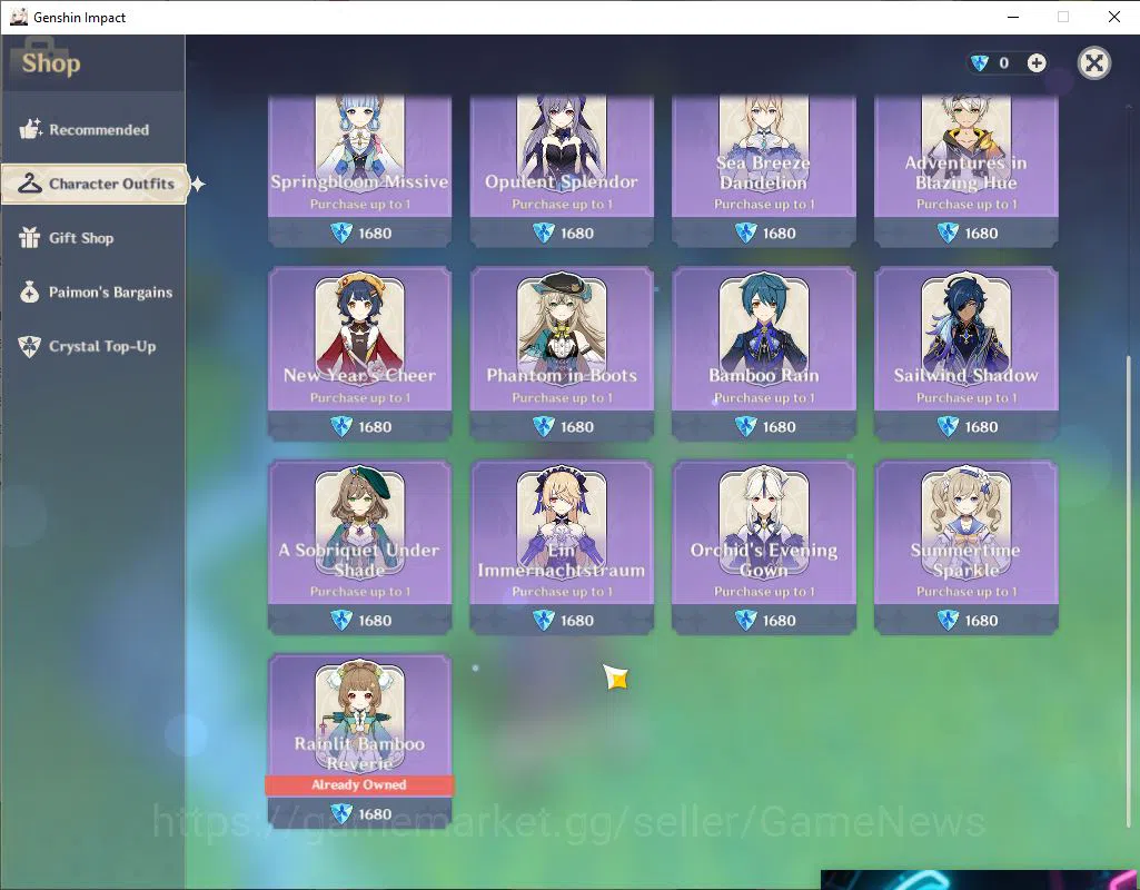 Genshin Impact Accounts Mid Game ASIA|AR56|5Limited 16