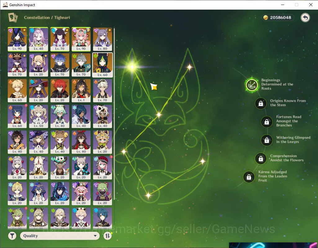 Genshin Impact Accounts Mid Game ASIA|AR56|5Limited 5