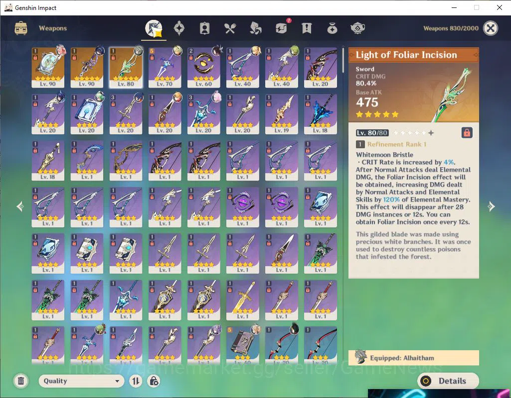 Genshin Impact Accounts Mid Game ASIA|AR56|5Limited 6