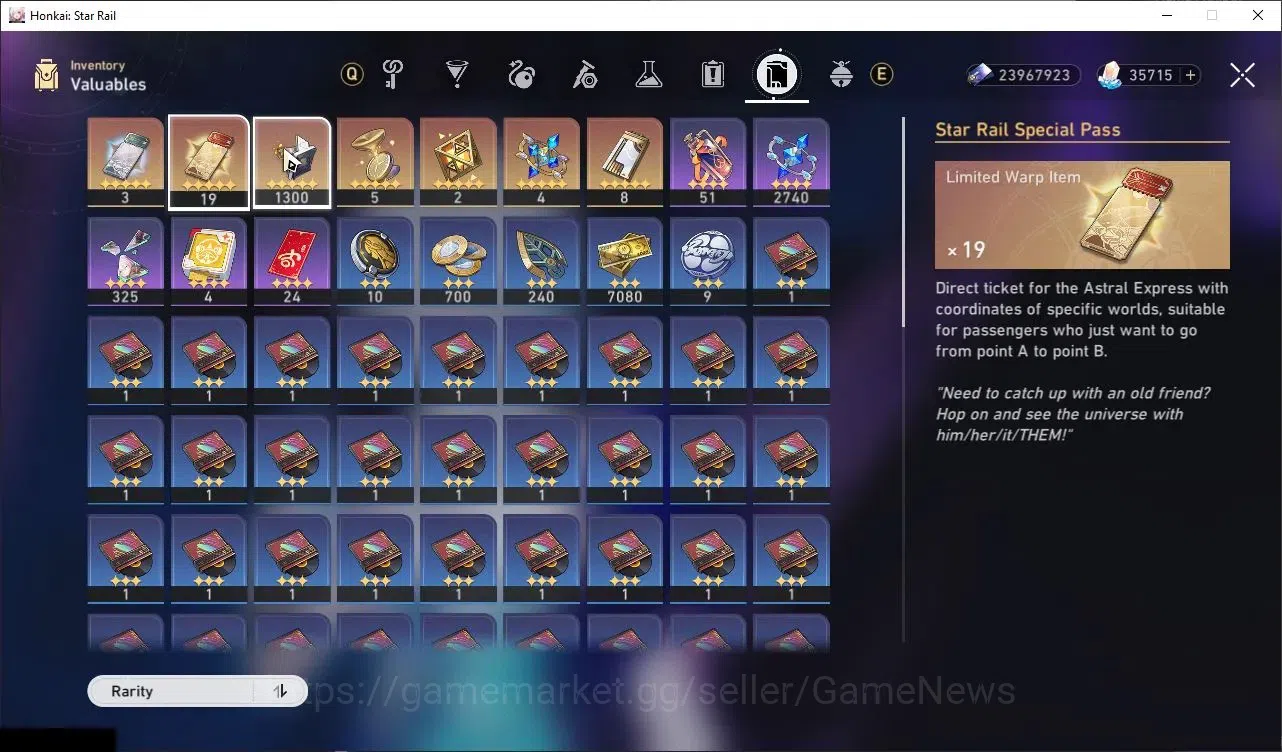 Honkai Star Rail Accounts ASIA|TL 50|Ready Gacha|35,715 Stellar Jade,19 Spec image 10