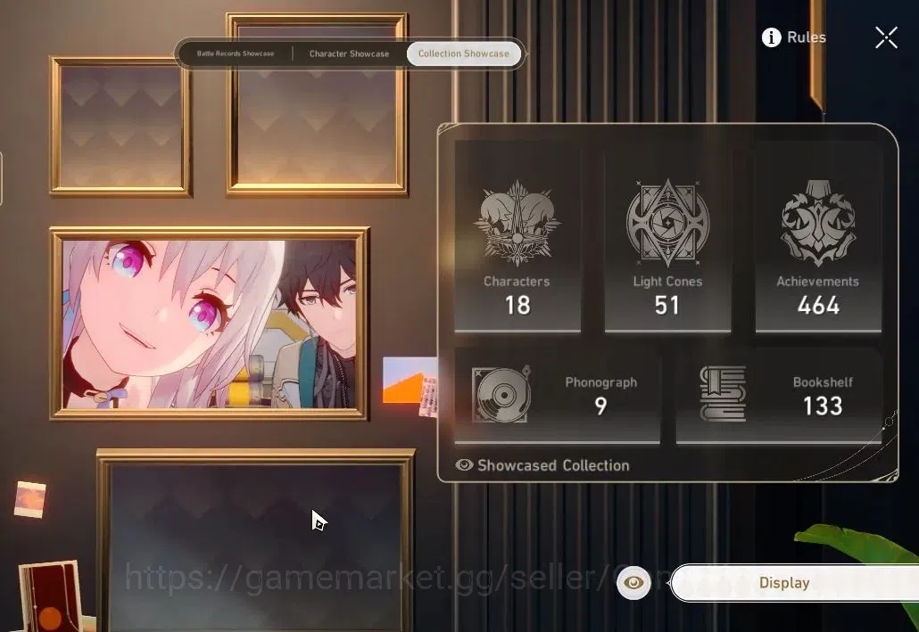 Honkai Star Rail Accounts ASIA|TL 50|Ready Gacha|35,715 Stellar Jade,19 Spec image 3