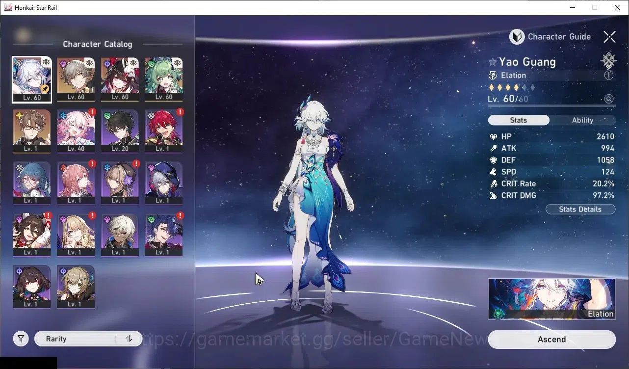 Honkai Star Rail Accounts ASIA|TL 50|Ready Gacha|35,715 Stellar Jade,19 Spec image 4