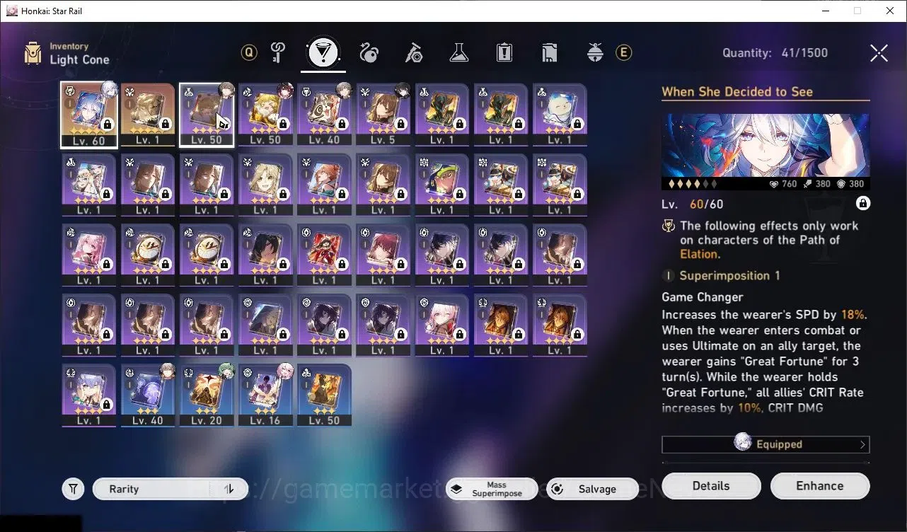 Honkai Star Rail Accounts ASIA|TL 50|Ready Gacha|35,715 Stellar Jade,19 Spec image 5