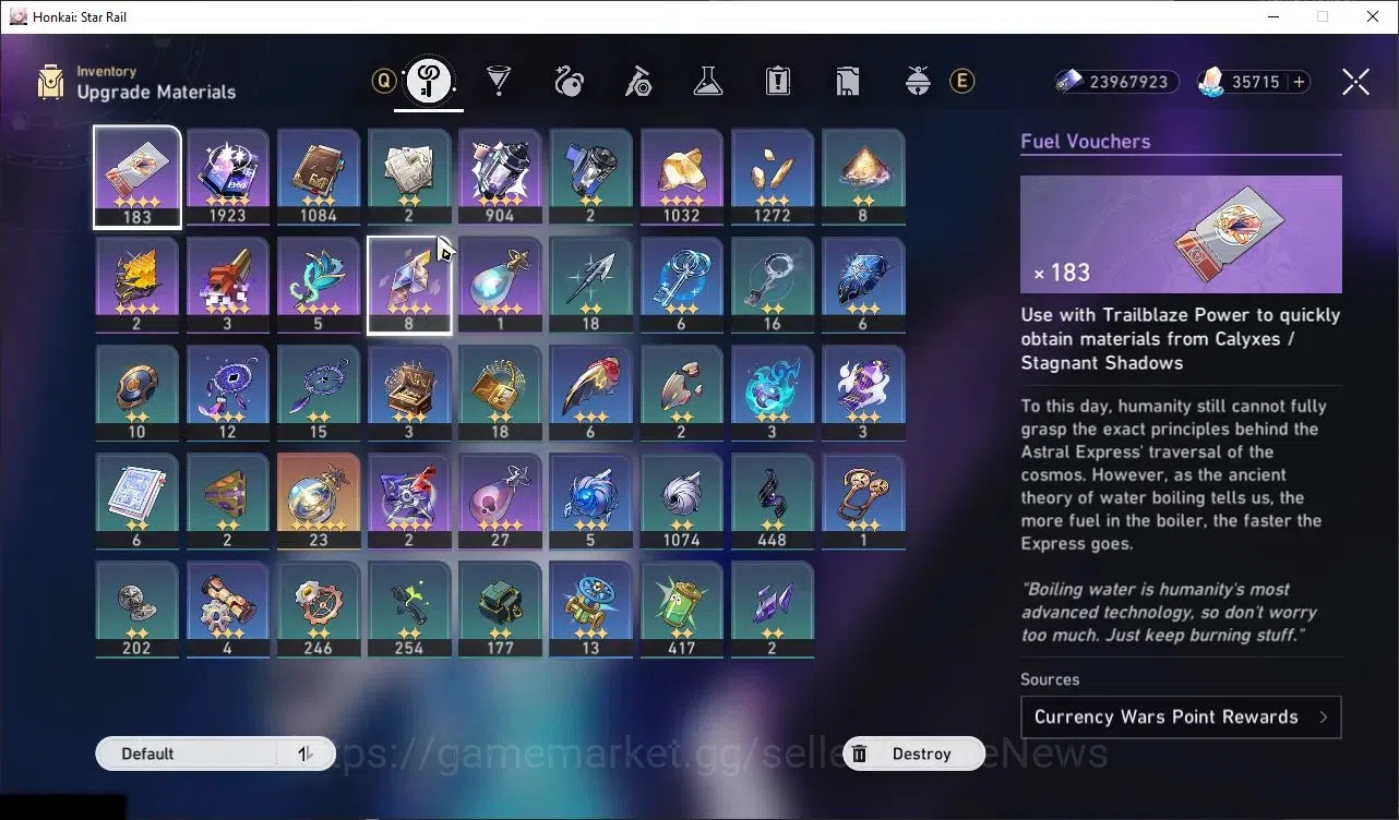 Honkai Star Rail Accounts ASIA|TL 50|Ready Gacha|35,715 Stellar Jade,19 Spec image 6