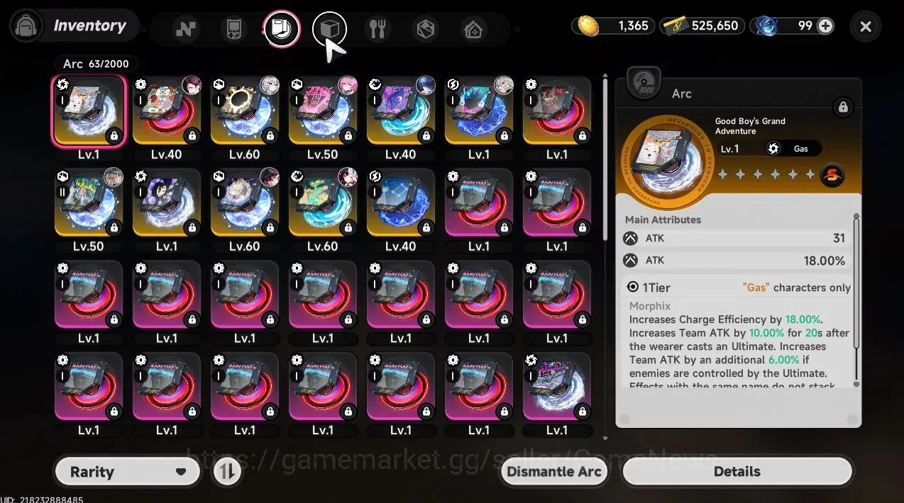 Neverness to Everness Accounts GLOBAL SEA|HL 45|TL 20|Lacrimosa+Skin,JiuyuanA1,Ho image 19