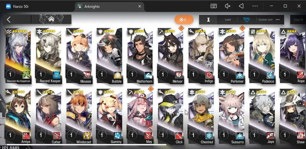 Arknights Accounts Lv 1 | Fresh Starter | 1 Limited | SilverAsh the R image 4