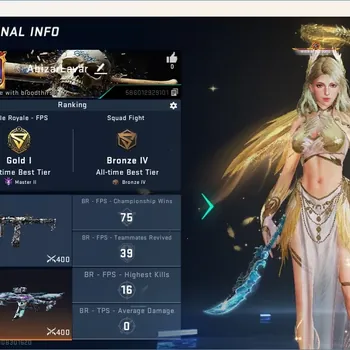 Blood Strike Accounts Collab Skin ASIA|Eternal Striker: EMMA - Luxie|Ultra Melee: Dual Blades - Frozen Rebirth|1 Collab Gun