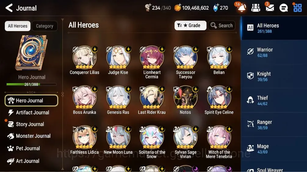 Epic Seven Accounts High-End Global|Verif|RTA Ready|38ML(RnL,Notos,S.Taeyou,Straze,Zio,LotS,LCB,Etc.)|MoR+Bless ON|RnL Speed 1