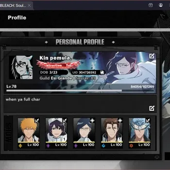 BLEACH: Soul Resonance Accounts Nuverse SEA |Lv.78| 17 SSR 15