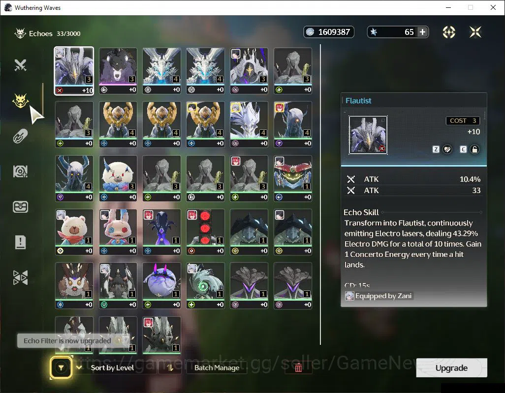 Wuthering Waves Accounts SEA|UL 23|Starter|3 Limited| Sigrika, Lupa, Zani | image 5