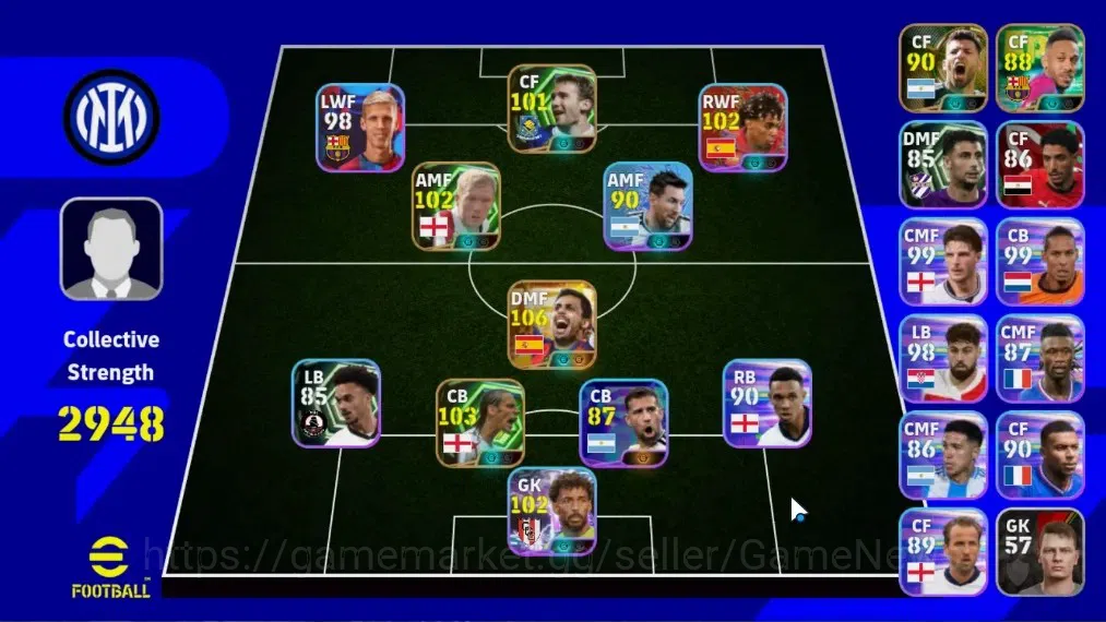 eFootball Accounts Legends & Iconic Players Android|Big Time Rodri Spain'26|Epic Rio Ferdinand,Paul 1