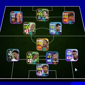 eFootball Accounts Legends & Iconic Players Android|Big Time Rodri Spain'26|Epic Rio Ferdinand,Paul